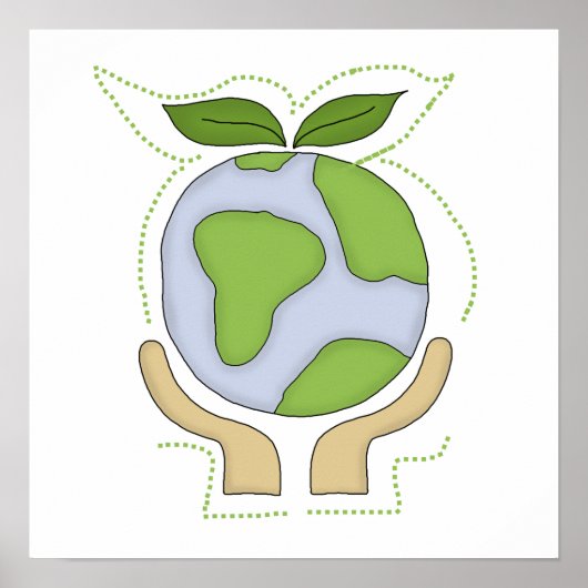 Earth In Our Hands Tシャツとギフト ポスター (正面)