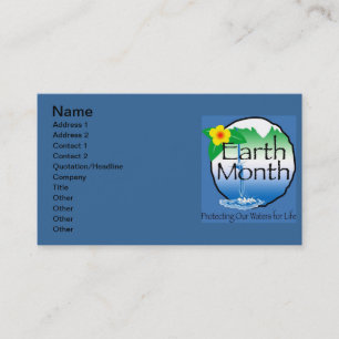 Earth Month名刺 名刺