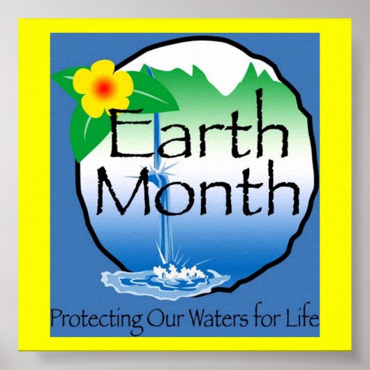 Earth Month Poster ポスター (正面)
