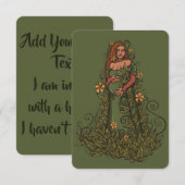 Earth Mother Goddess Druid  招待状 (正面/裏面)