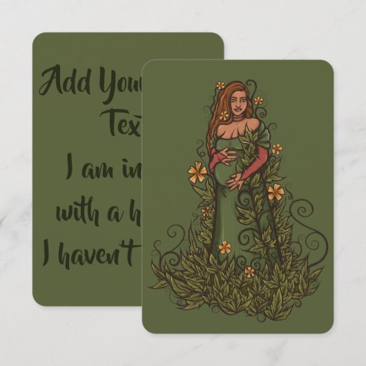Earth Mother Goddess Druid  招待状 (正面/裏面)
