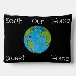 Earth Our Home Sweet Home アクセサリーポーチ