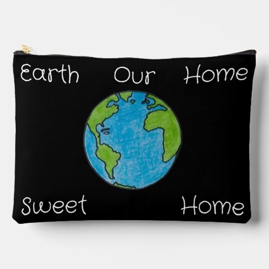 Earth Our Home Sweet Home アクセサリーポーチ (正面)