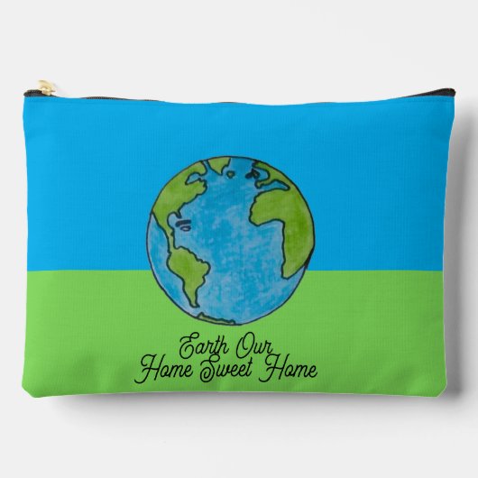 Earth Our Home Sweet Home アクセサリーポーチ (正面)