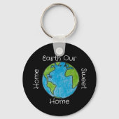Earth Our Home Sweet Home キーホルダー (正面)