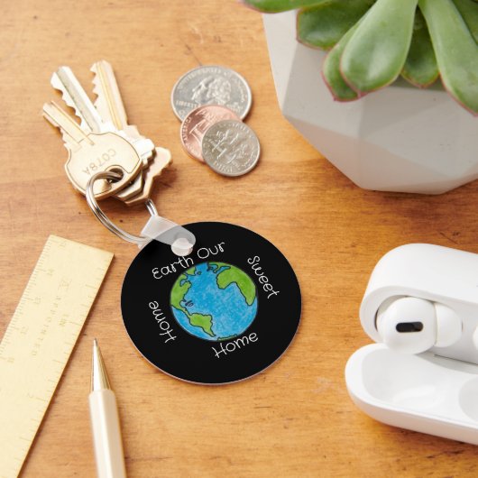 Earth Our Home Sweet Home キーホルダー (デスク)
