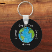 Earth Our Home Sweet Home キーホルダー (正面)