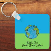Earth Our Home Sweet Home キーホルダー (正面)