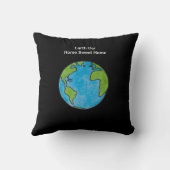 Earth Our Home Sweet Home クッション (裏面)