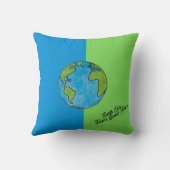 Earth Our Home Sweet Home クッション (裏面)