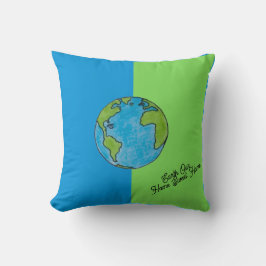 Earth Our Home Sweet Home クッション