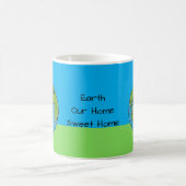 Earth Our Home Sweet Home コーヒーマグカップ (中央)