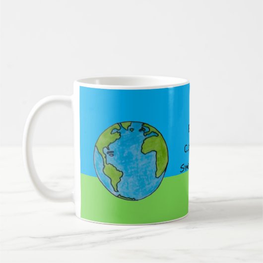 Earth Our Home Sweet Home コーヒーマグカップ (左)