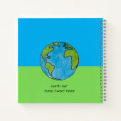 Earth Our Home Sweet Home ノートブック (裏面)