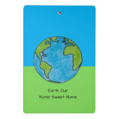 Earth Our Home Sweet Home ミニクリップボード (裏面)