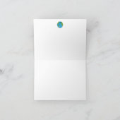 Earth Our Home Sweet Home Blank Greeting Card サンキューカード (内部)