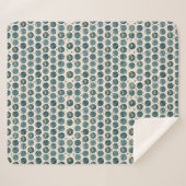 Earth Pattern シェルパブランケット (正面(横))