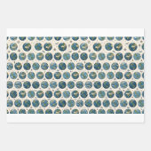 Earth Pattern ラッピングペーパーシート (正面3)