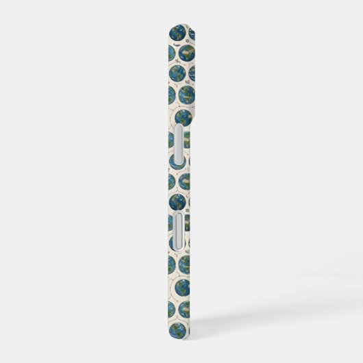 Earth Pattern iPhone 16ケース (右側面)