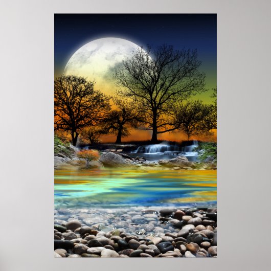 Earth Powerバックグラウンドカードデザイン ポスター (正面)