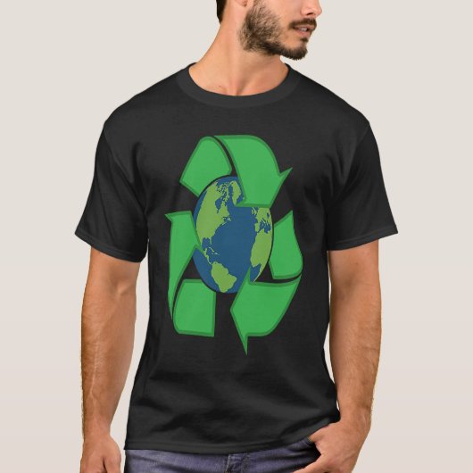 Earth Recycle Symbol  1 Tシャツ (正面)