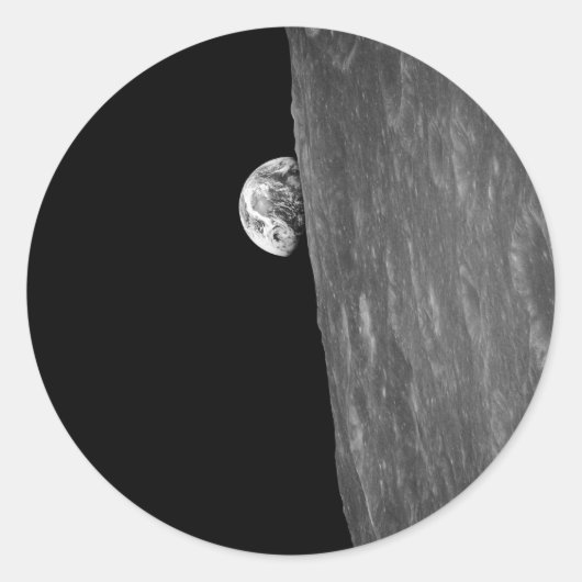 「Earth-Rise」、宇宙撮影 ラウンドシール (正面)