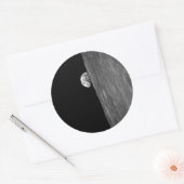 「Earth-Rise」、宇宙撮影 ラウンドシール (封筒)