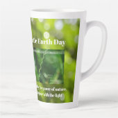 Earth’s Glow and Healing Japanese Flowers/EarthDay カフェラテマグ (右)