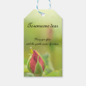 Earth’s Glow and Healing Japanese Flowers/EarthDay ギフトタグ (正面)