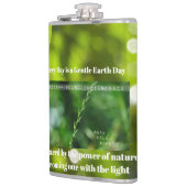 Earth’s Glow and Healing Japanese Flowers/EarthDay フラスク (左)