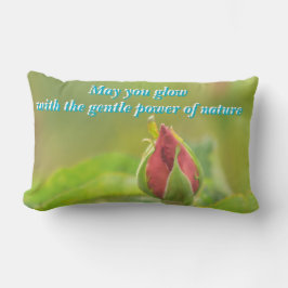 Earth’s Glow and Healing Japanese Flowers/EarthDay ランバークッション