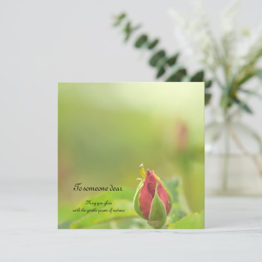 Earth’s Glow and Healing Japanese Flowers/EarthDay 招待状 (スタンド正面)