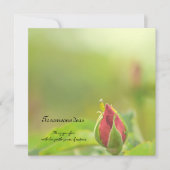 Earth’s Glow and Healing Japanese Flowers/EarthDay 招待状 (正面)