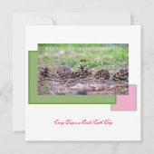 Earth’s Glow and Healing Japanese Flowers/EarthDay 招待状 (正面)