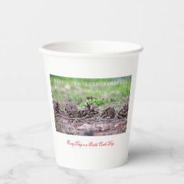 Earth’s Glow and Healing Japanese Flowers/EarthDay 紙コップ