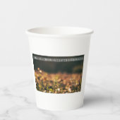 Earth’s Glow and Healing Japanese Flowers/EarthDay 紙コップ (正面)