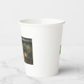 Earth’s Glow and Healing Japanese Flowers/EarthDay 紙コップ (左)