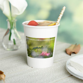 Earth’s Glow and Healing Japanese Flowers/EarthDay 紙コップ