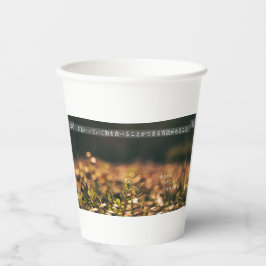 Earth’s Glow and Healing Japanese Flowers/EarthDay 紙コップ