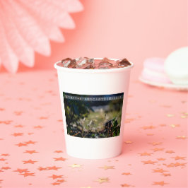 Earth’s Glow and Healing Japanese Flowers/EarthDay 紙コップ