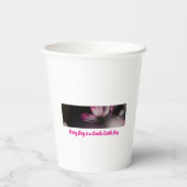 Earth’s Glow and Healing Japanese Flowers/EarthDay 紙コップ (裏面)