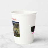 Earth’s Glow and Healing Japanese Flowers/EarthDay 紙コップ (左)