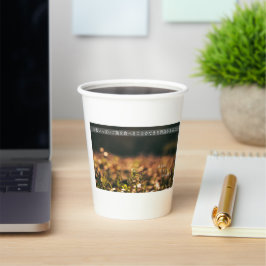 Earth’s Glow and Healing Japanese Flowers/EarthDay 紙コップ