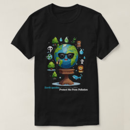 Earth’s Speech: A Call for Protection Tシャツ