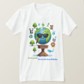 Earth’s Speech: A Call for Protection Tシャツ (デザイン正面)