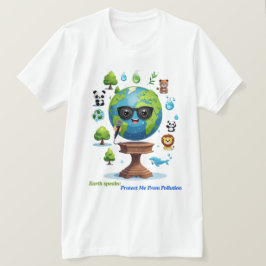 Earth’s Speech: A Call for Protection Tシャツ