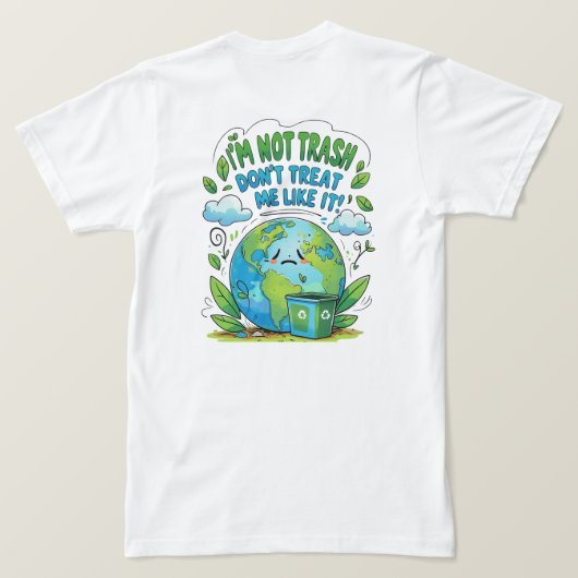 Earth’s Speech: A Call for Protection Tシャツ (デザイン裏面)