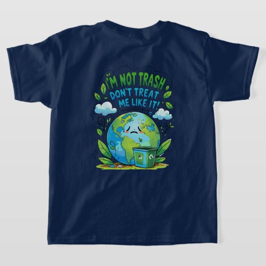 Earth’s Speech: A Call for Protection Tシャツ (レイダウン裏面)