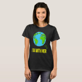 Earth Science Earth Day March Iu2019mとCli Tシャツ (正面フル)