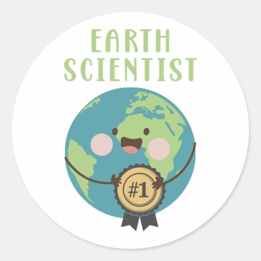 Earth Scientist ラウンドシール (正面)